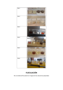 floculación