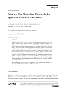 Grape and wine metabolites