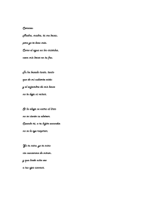 Poema a la madre Caricias