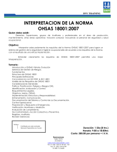 Interpretación OHSAS 18001 2007 o8t