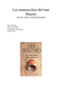 Los Manuscritos del Mar Muerto - Cesar Vidal Manzanares