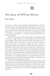 the story of william wilson
