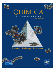 Libro: Quimica la ciencia central; autor: Brown