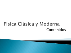 Física Clásica y Moderna - Clase 1 - Cinematica
