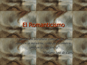 El Romanticismo en la literatura