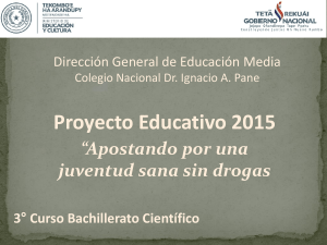 Proyecto FINAL  bachillerato PA