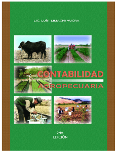 Contabilidad Agropecuaria de Luis Limachi Yucra - Parte 1