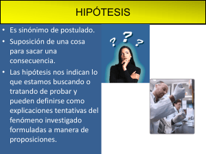 3. HIPÓTESIS