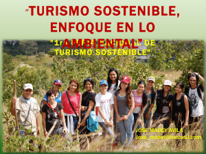 Presentación turismo sustentable