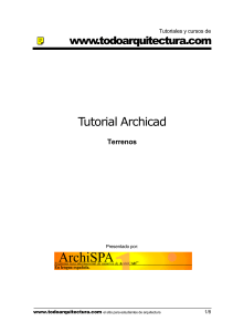 Tutorial - Archicad - Terrenos ARCHISITE & ARCHITERRA