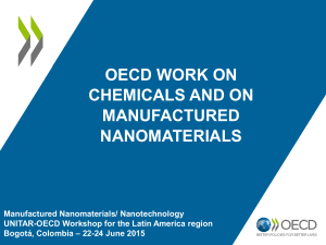 oecd chemicals and nano colombia june 2015 Mar gonzalez