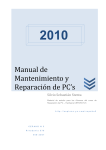 Manual De Mantenimiento Y Reparación De Pc's