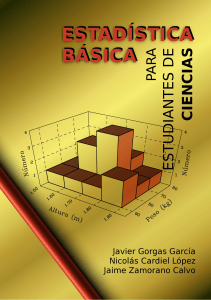 Estadística básica para estudiantes de ciencias - Javier Gorgas García