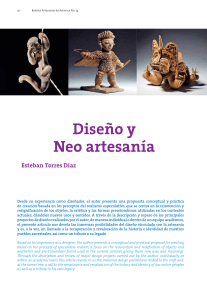 Diseño y Neo Artesanía-Esteban Torres Díaz