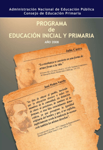 Programa de Educación Inicial y Primaria 2008