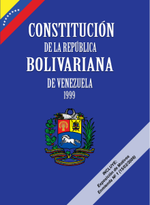 Constitucion de la Republica Bolivariana de Venezuela con 1ra enmienda
