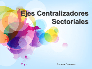 ejes centralizadores sectoriales 2017
