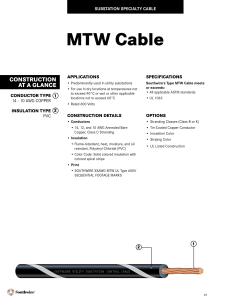 Southwire MTW Cable