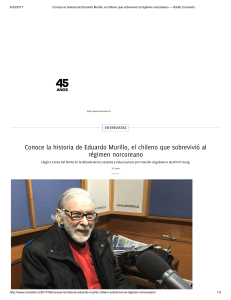 Conoce la historia de Eduardo Murillo, el chileno que sobrevivió al régimen norcoreano — Radio Concierto