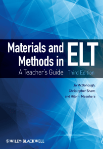 McDonough et al 2010 Materials and methods in ELT