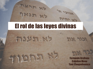EL ROL DE LAS LEYES DIVINAS FE41 G6