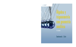 Algebra y Trigonometria con geometria analitica, 12va Edición, Swokowski & Cole
