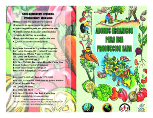 Agricultura Ecologica - Abonos Organicos para una producción sana(1)