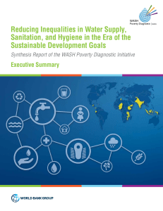 Reducing inequalities in Water Supplu, Sanitation, and Hygirnr in the Era of the Sustainable Development Goals