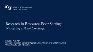 Research in Resource-Poor Settings Navigating Ethical Challenges