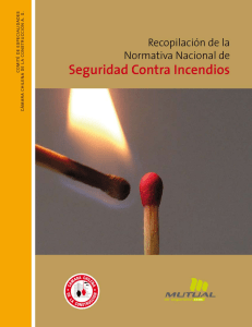 Recopilación de normativa nacional de seguridad contra incendios