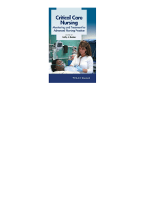 Critical Care Nursing  Monitoring and Treatment for Advanced Nursing Practice ( PDFDrive - Copy