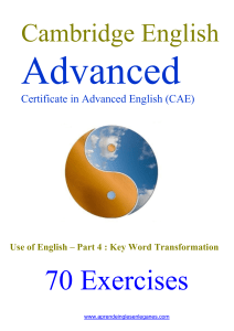 70 CAE  KEY WORD TRANSFORMATIONS.doc
