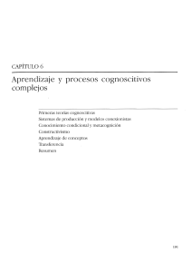 APZ y procesos cognitivos complejos