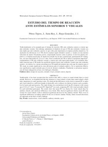TEJERO 2011 TIEMPO DE REACCIÓN