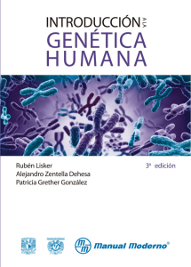 Introducción a la Genética Humana 3° Edición - Rubén Lisker