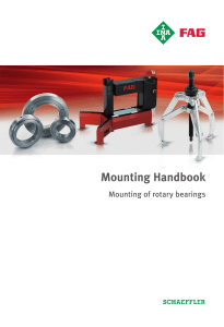 Mounting-of-rotary-bearings