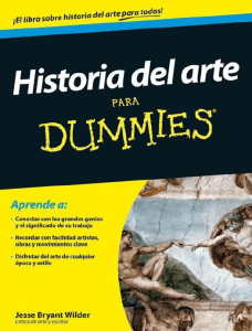 HISTORIA DEL ARTE PARA DUMMIES