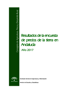 Encuesta de Precios de la Tierra en Andalucía 2017 v1