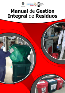 manual de gestion integral de residuos Colombia