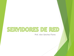 SERVIDORES DE RED