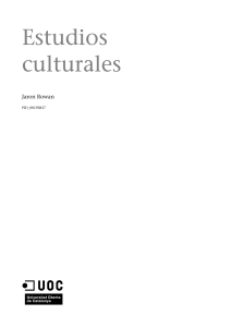 Teoría de la cultura Módulo 5 Estudios culturales