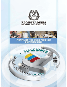 inscripcion candidatos elecciones 2015