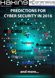 Predictions for cyber security in 2016