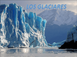 formación de glaciares