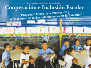 Cooperacion e inclusion escolar EDUCAID COOP ITALIANA