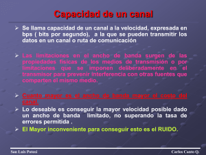 5A-CAPACIDAD DEL CANAL