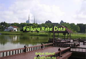 Failure rate data