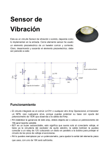 Sensor de vibración