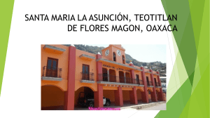 SANTA MARIA LA ASUNCIÓN, TEOTITLAN DE FLORES