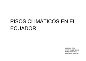 ZONAS CLIMATICAS INTALACIONES-MARIN-CHIMBORAZO-MOROCHO